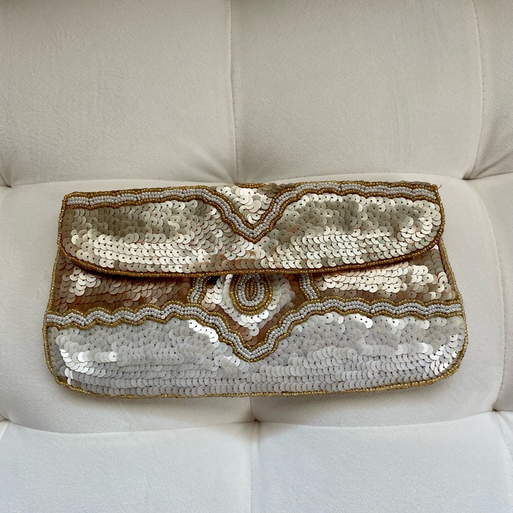 ✨Iridescent Sequin Clutch